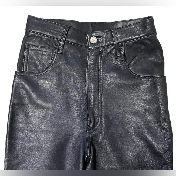 Vintage Leather Ribcage Pants - Picture 3 of 7